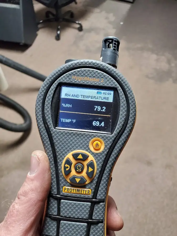 Moisture meter humidity assessment for Mold Remediation & Removal in Scriba